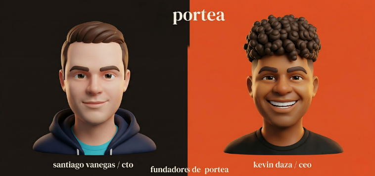 Kevin y Santiago, founders de portea